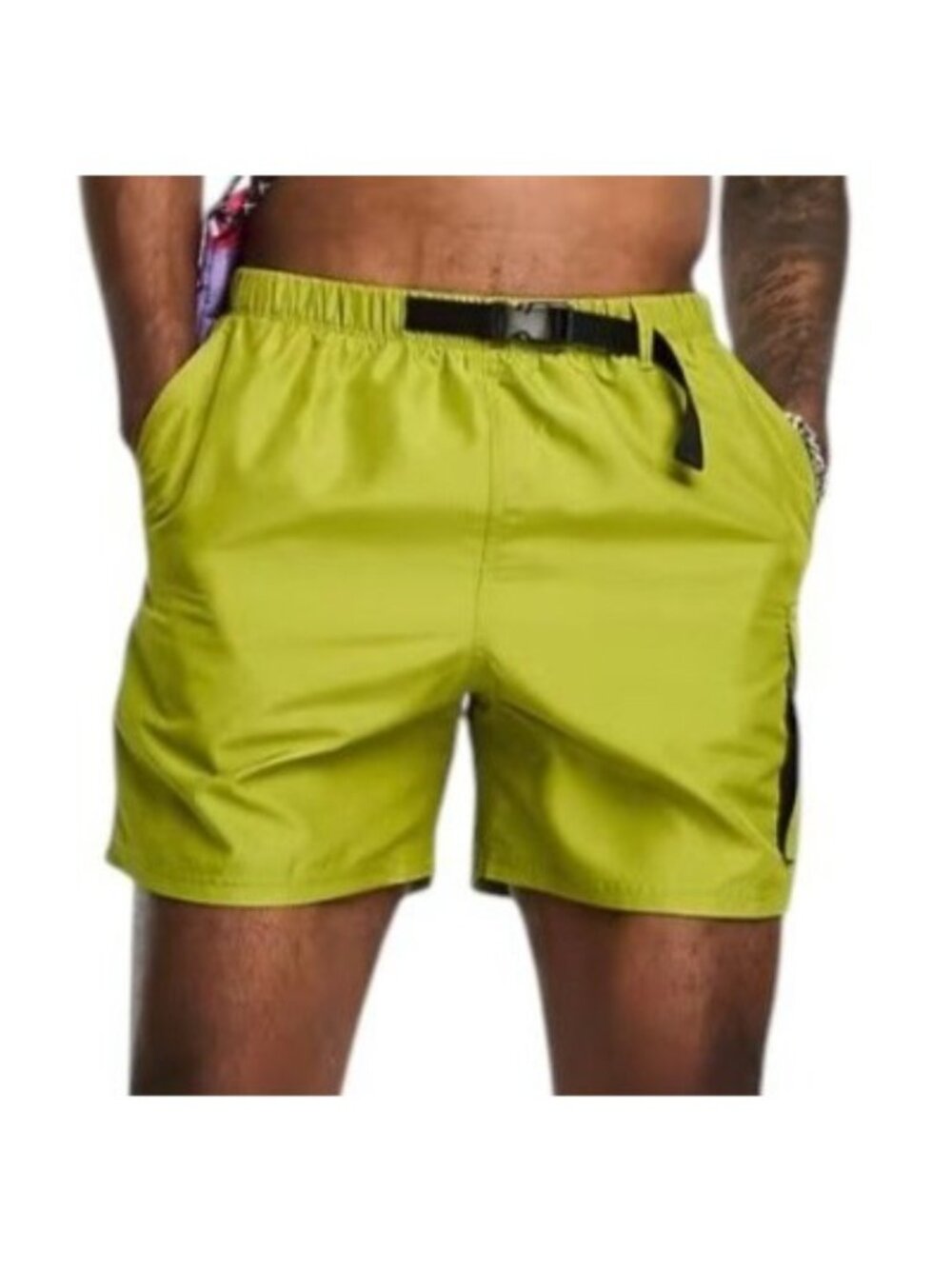 Nike Explore Belted Packable Quick Dry Swim Trunks NESSB521 Men's S NEW‎ w/ TAGS